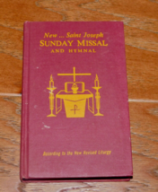 New...Saint Joseph Sunday Missal and Hymnal Book 1970 Hardcover VINTAGE! - $12.86