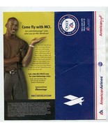 American Airlines Ticket Jacket Ticket Michael Jordan MCIWorldcom 2001 - £14.03 GBP