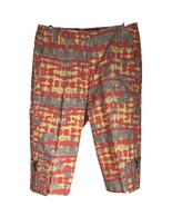 Jamie Sadock Orange Yellow Golf Stretch Capri’s SZ 4 - $356.69 MXN