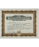 Bald Butte Gold Mines Montana Stock Certificate No 3485 N. Kroger 875 Sh... - £14.08 GBP