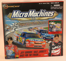 Micro Machines Jeff Gordon/Dale Jarrett (1999) Race for the Finish Playset NIB - £18.43 GBP