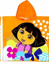 Girls Character Hooded Beach Towel Dora Minnie 22x22 - $1,021.89 MXN