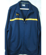 NEW Under Armour Loose All Season Full Zip Blue and Gold Jacket XL - £26.47 GBP