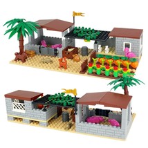 Funny Farm Vegetable Garden Animal Fruit Farm Accessories Building Block... - $31.90