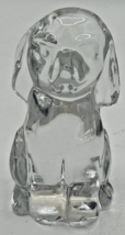 Anna Hutte Bleikristall Crystal Glass Dog Figurine Paperweight SKU PB206 - £18.35 GBP