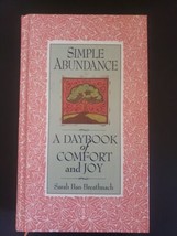 Simple Abundance A Daybook of Comfort of Joy by Sarah Ban Breathnach 1995 - £10.24 GBP
