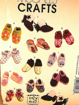 Mc Calls Crafts 6342 Cozy Toes Baby Shoes Boots Booties Pattern 6342 Uncut Ff - £3.73 GBP