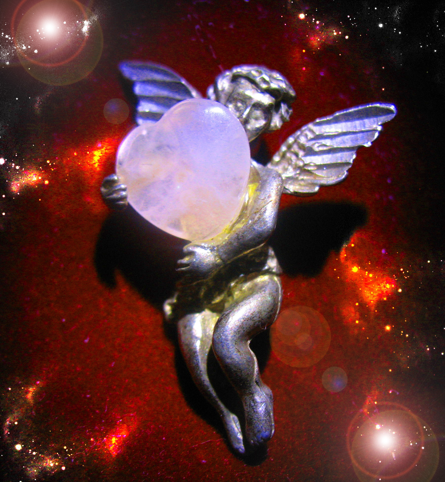 Primary image for HAUNTED ANTIQUE NECKLACE PORTAL OF 7000 ANGELS HIGHEST LIGHT COLLECTION MAGICK