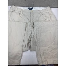 Polo Ralph Lauren Andrew Pants Beige Pleated Front Straight Leg Pants Si... - $558.84 MXN