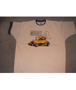 Model &quot;A&quot; Yellow Ford on a extra large (XL) Cream tee shirt  - $30.16 CAD
