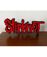 Slipknot Band Logo Sign Desk Display Red Black Heavy Metal Music Memorab... - $13.71