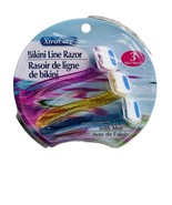 XtraCare Multi Color Bikini Line Razors W/Aloe 1ea 3Pack-NEW - $162.06 MXN
