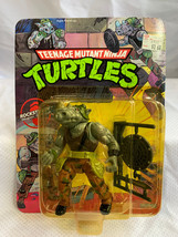 1990 Playmates Toys "Rocksteady" Tmnt Action Figure In Blister Pack Unpunched - $98.95