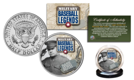 Babe Ruth - Military Reserves Baseball Genuine Jfk Kennedy Half Dollar U.S. Coin - £6.87 GBP
