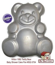 Wilton 1982 Huggable Teddy Bear Cake Pan Vintage 502-3754 Vintage Party ... - £7.62 GBP