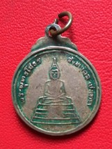Magic Holy Rian Buddha Sothon &amp; King Rama 5 BE. 2520 Talisman Lucky Char... - £31.33 GBP