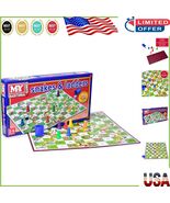 Vintage Snakes &amp; Ladders Board Game for Kids &amp; Adults - 6 Players, Fun A... - $701.41 MXN