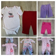 Baby Girls Size 0-3 Months Winter Clothing Bundle - $4.28