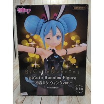 Hatsune Miku BiCute Bunnies Figure Bunny Ver. FuRyu Japan Import - £19.28 GBP