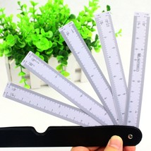 Butterfly Fan-shaped Folding Rules Interior Design Drawing Pattern Making Ruler - £8.39 GBP