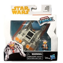 Star Wars Micro Force Luke Skywalker with Snow Speeder Vehicle Disney - £17.84 GBP