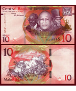 Lesotho 10 Maloti, P26, King Moshoeshoe II, Letsie III, and Moshoeshoe, ... - $2.66