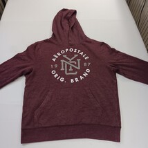 Aeropostale Original Brand RN#121726 Women’s Red Hoodie Pullover Sweatshirt XL  image 14
