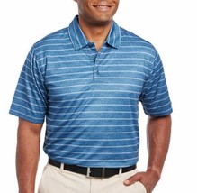 Pebble Beach Dry-Luxe Performance Men&#39;s Polo Golf T-Shirt Size XXL Color Blue - £12.75 GBP