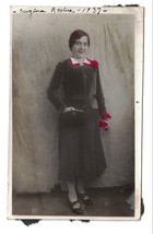 +Vintage Lady Photo Postcard from Early 20th Century - $9.49