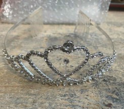 CW_ Women Hollow Out Crown Rhinestone Bride Headband Tiara Wedding Headw... - £9.34 GBP