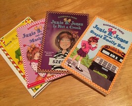 Four PACK BUNDLE / LOT OF JUNIE B JONES - Paperbacks - Barbara Park B6 - $7.91