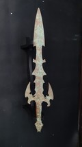 Rare Antique Bronze Iron age Sword with Beast Face and Eagles Engravings... - £419.81 GBP