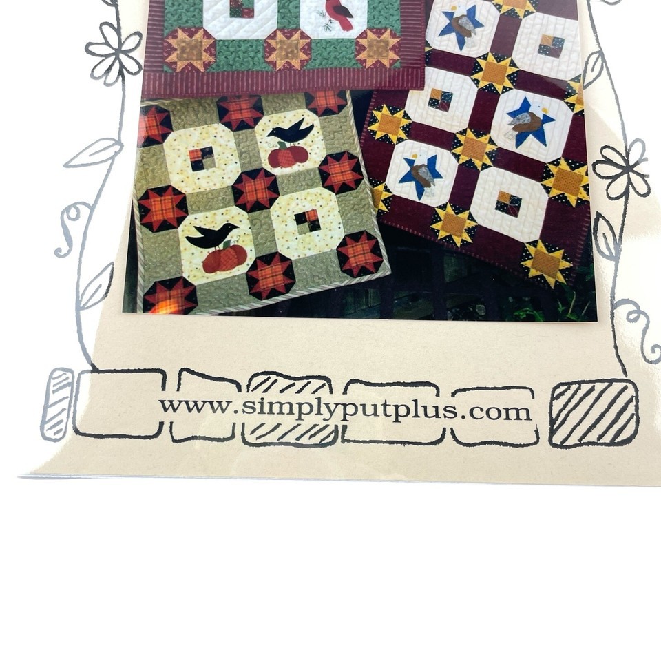 Simply Put Plus Soaring Star Mini Quilts #394 Arestad 2015 Design It 3 Ways Item image 3
