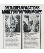 1977 Delta Airlines Advertisement Vintage Caribbean Travel Aviation DWW13C - $35.02 CAD