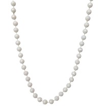 Vintage White Beaded Necklace Women’s Fashion Jewelry Retro Plastic Beads - $39.76 CAD