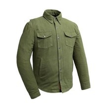 Men&#39;s FirstMFG The Moto Recycled Canvas Motorcycle Shirt - £86.49 GBP