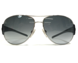 Ralph Lauren Sunglasses RL7008 9001/8G Black Silver Wrap Aviators Black ... - £45.37 GBP