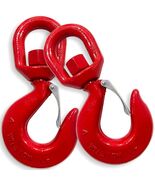 2 Pack 5 Ton G80 Swivel Self-Locking Hooks, 11000 Lbs Lifting Crane Hois... - €76,64 EUR