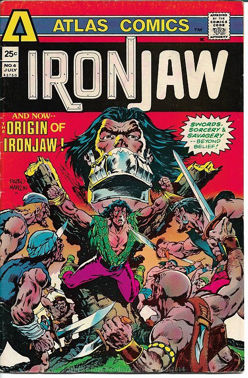 IronJaw #4 (1975) *Atlas Comics / Bronze Age / Origin Issue / Pablo Marcos* - $9.00