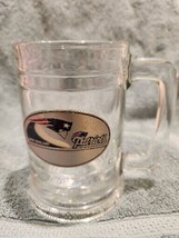 Patriots Glass Beer Stein Football NFL Licensed New England - $7.85