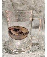 Patriots Glass Beer Stein Football NFL Licensed New England - £6.20 GBP