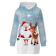 Sweatshirt Winter Warm Sweaters Dresses 2022 Father Christmas Christmas Jumpers  - £48.53 GBP