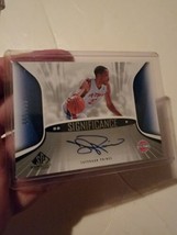 Tayshaun Prince Auto Card # 3/100 Autograph Significance SP Game Used Pistons - £77.83 GBP