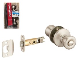 KWIKSET 93001-865 Tylo Privacy Lockset, Size 1 - Satin Nickel - $18.81