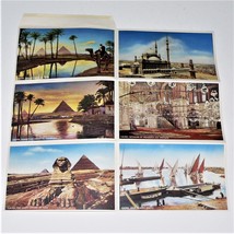 Cairo, Egypt - Letter Card Set - Six Colorgravure Photographs Vg 1930&#39;s Mosque - £15.12 GBP