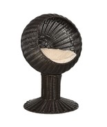 Elevated Cat Bed: Rattan Wicker Kitty House - $162.74 CAD