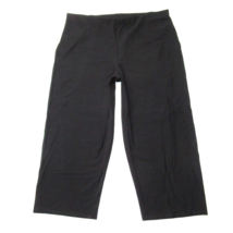 NWT Eileen Fisher Straight Cropped in Black Washable Stretch Crepe Pants 2X - £72.03 GBP