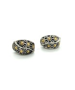 John Hardy Authentic Estate Jaisalmer Belly Earrings Omega Back 18k Silv... - €422,91 EUR
