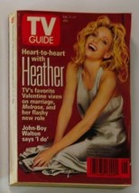 TV Guide Magazine February 11 1995 Heather Locklear No Label Rochester Edition - £7.43 GBP