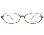 Anne Klein Eyeglasses Frames AK8045 K5170 Clear Brown Blue Oval 53-18-140 - $51.06